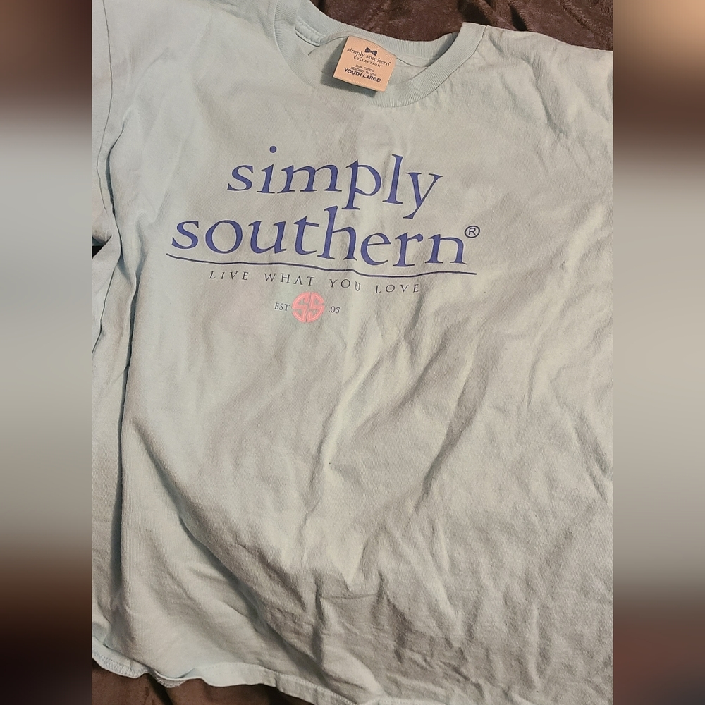 Simply southern youth large tee